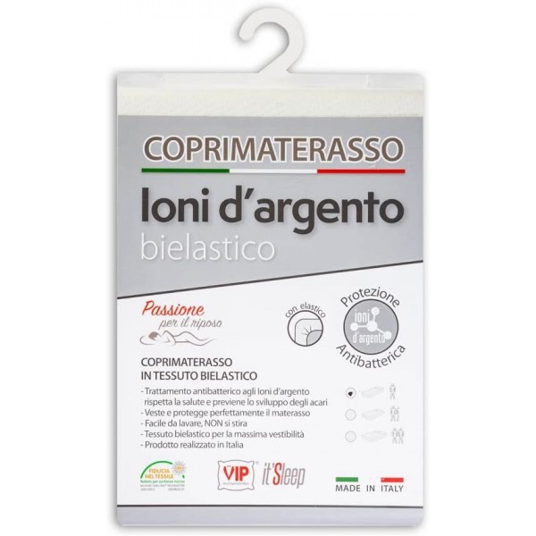 Coprimaterasso D.Martinelli Ioni Argento 1,5 Pz.