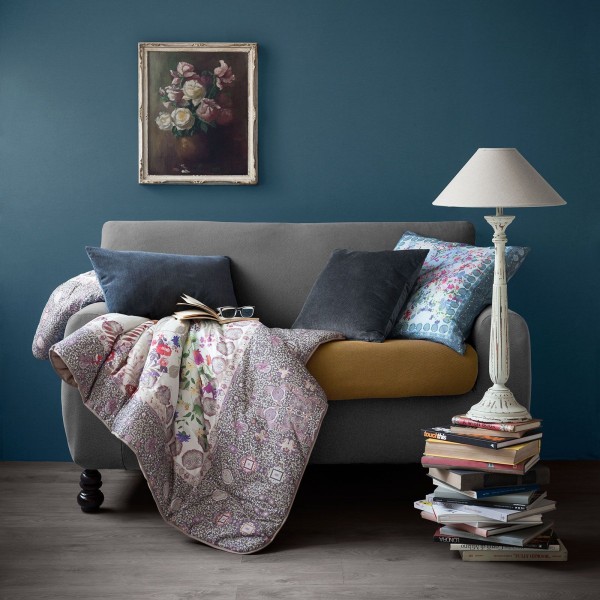 Stretch Sofabezug 1 Sitzer Caleffi Melange' Farbe Grau
