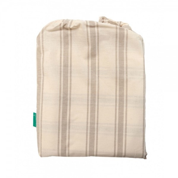 Lenzuolo letto singolo sopra Natura Jolie Motivo Ninfa Beige