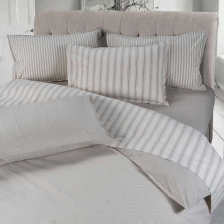Sacco Bettbezug Doppelbett Natura Jolie Motiv Ninfa Beige