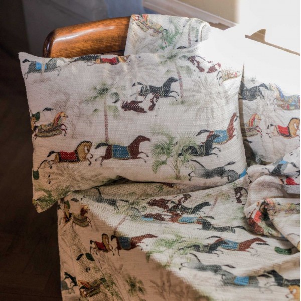 Coperta Plaid Tessitura Toscana Paseo T&Linus