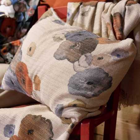 Cuscino arredo Tessitura Toscana Fleurs De Tache T&Linus
