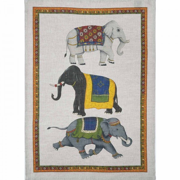 Towel Barnum-Elephants Linen Cm. 50X 70