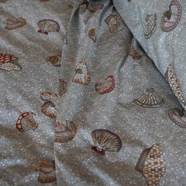 Completo Lenzuola Tessitura Toscana Ninja-Conchiglie