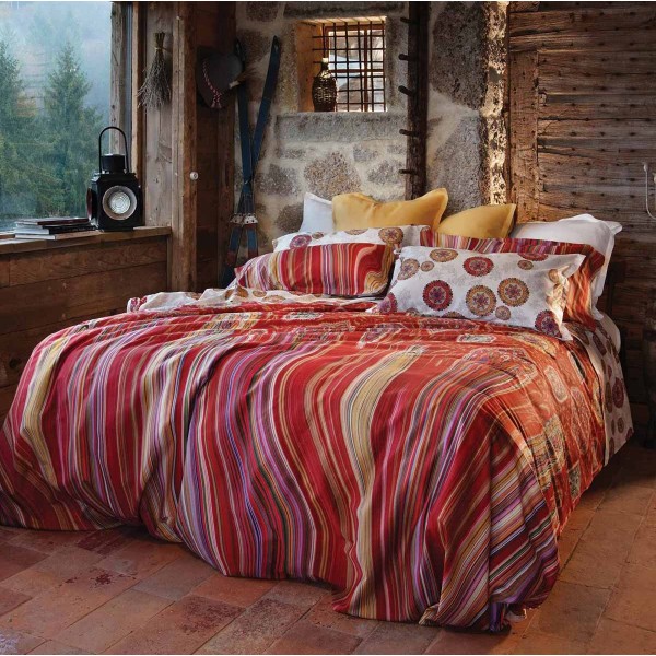 Completo Lenzuola Tessitura Toscana Jaipur Tappeto