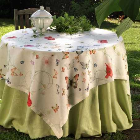 Tischdecke Vis A Vis Runner Tessitura Toscana Papillon
