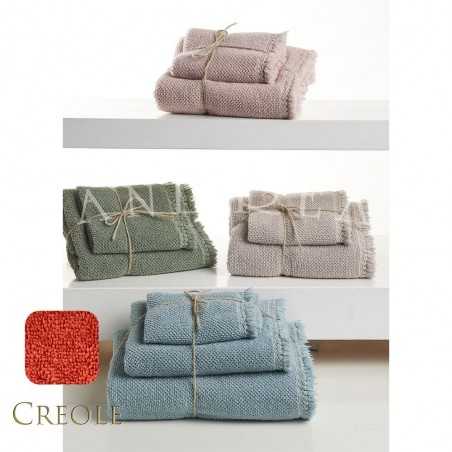 Paar Handtücher 1+1 Creole Eden Corallo
