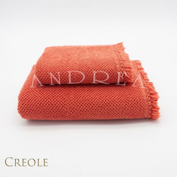 Paar Handtücher 1+1 Creole Eden Corallo