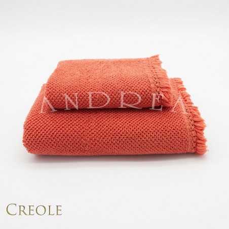 Paar Handtücher 1+1 Creole Eden Corallo