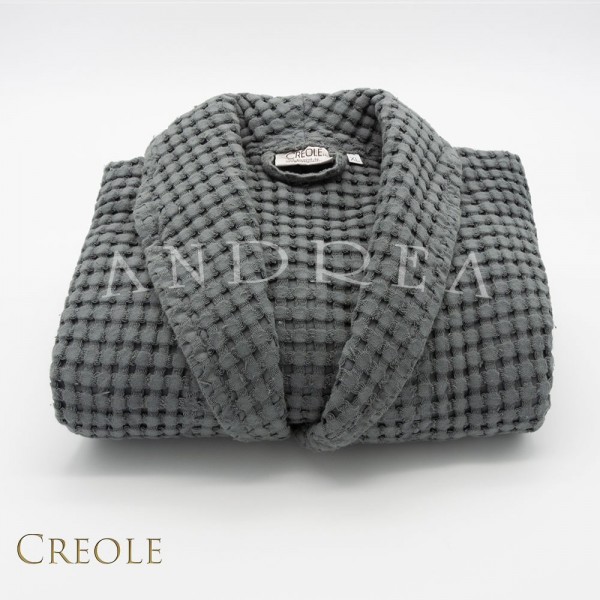 Bathrobe Creole Honeycomb Size M Lead