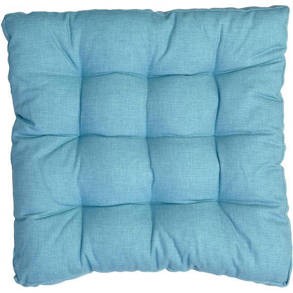 Chair cushion Quilted Turquoise 40X40 cm Morbiflex