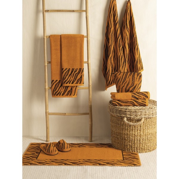Accappatoio con cappuccio Lasa Home Taglia M Tigre