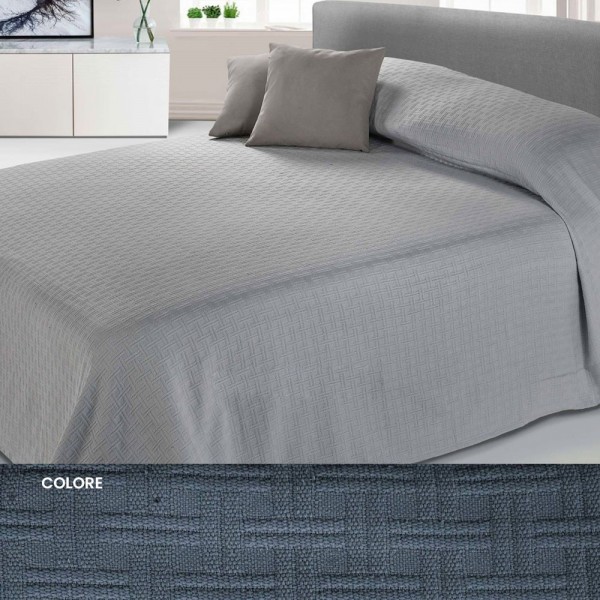 Bedspread for big single bed Jacquard Cavalieri Denim