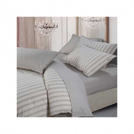 Housse de couette lit simple Natura Jolie Pattern Ares Grey