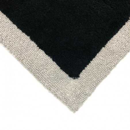 Tapis de bain Cavalieri Abat-jour 60X90 cm couleur Noir-Perle