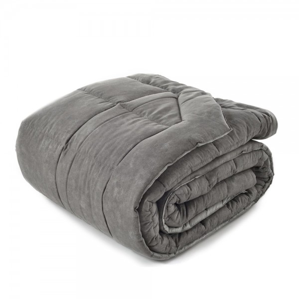 Trapunta letto Singolo 180x270 cm Fazzini Galuchat colore Grigio