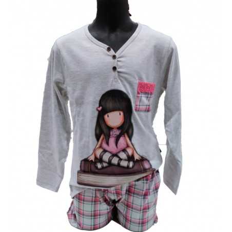 Pigiama bambina Gorjuss Tween the words tg 10 anni colore Gris jaspe