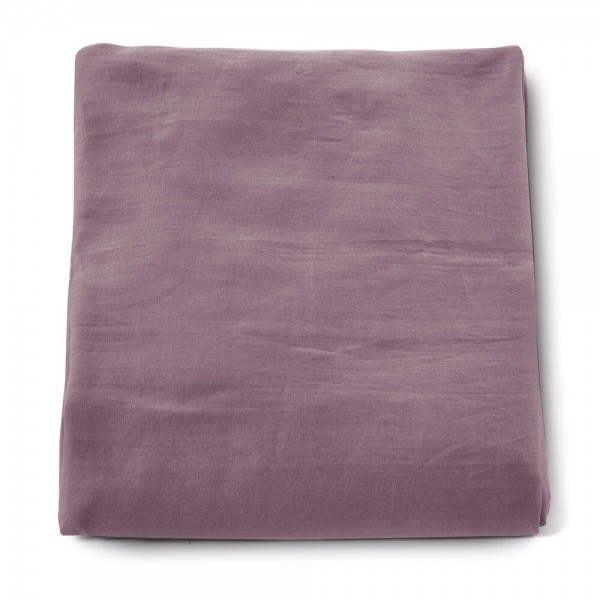 Drap inférieur avec coins de lit double Aubergine Soffio Fazzini