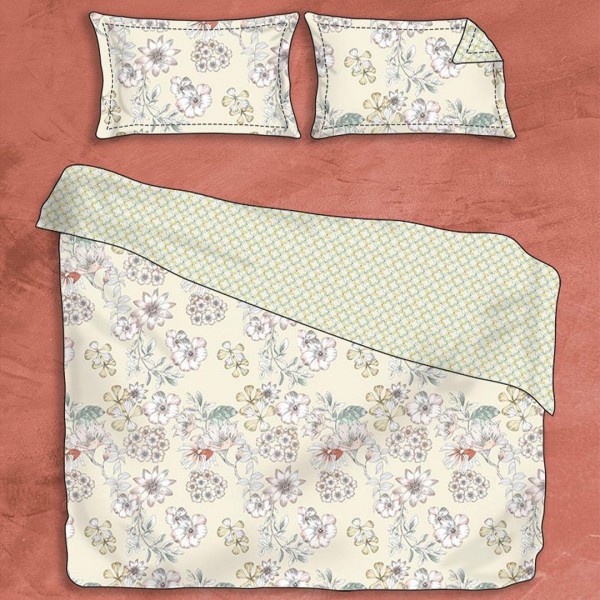 Ensemble de housses de couette Randi Atelier double fleur design