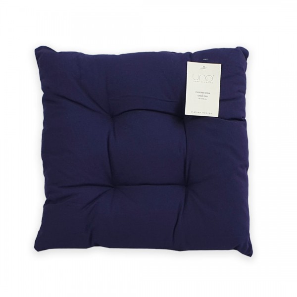 Cuscino per Sedia 40 x 40 Uno Chair pad colore Navy