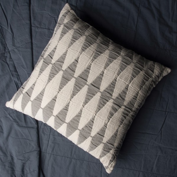Cushion cover 50x50 Uno Alvaro3 Rombi color Ecru-Pearl