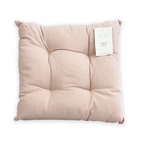 Chair cushion 40x40 Uno Chair pad color Light pink