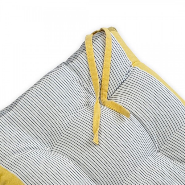 Cuscino per Sedia 40x40 Uno Chair pad colore Blu-Giallo