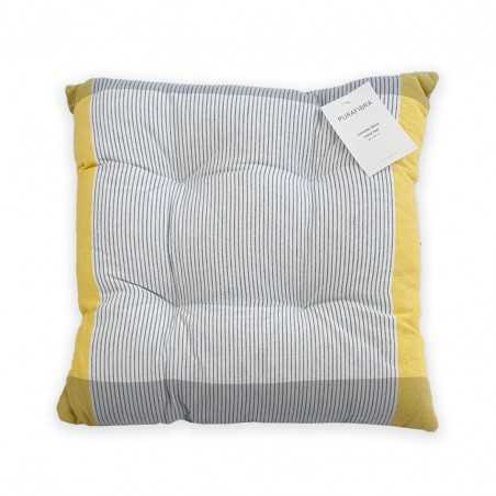 Cuscino per Sedia 40x40 Uno Chair pad colore Blu-Giallo