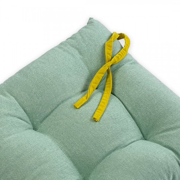 Cuscino per Sedia 40x40 Uno Purafibra colore Verde