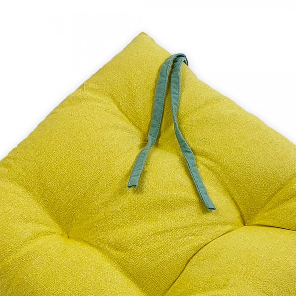 Cuscino per Sedia 40x40 Uno Purafibra colore Giallo