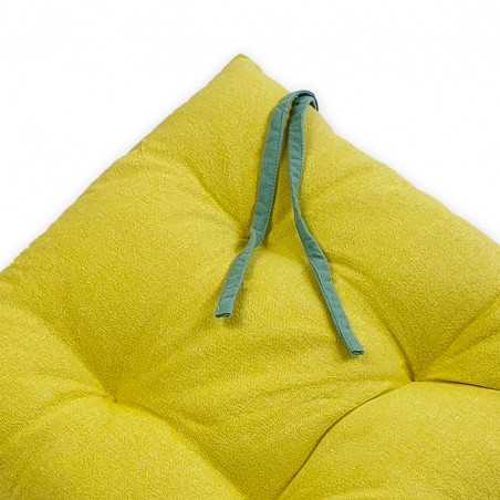Cuscino per Sedia 40x40 Uno Purafibra colore Giallo