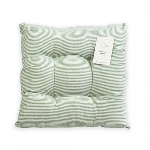 Cuscino per Sedia 40x40 Uno Purafibra colore Verde