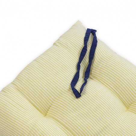 Cuscino per Sedia 40x40 Uno Purafibra colore Giallo