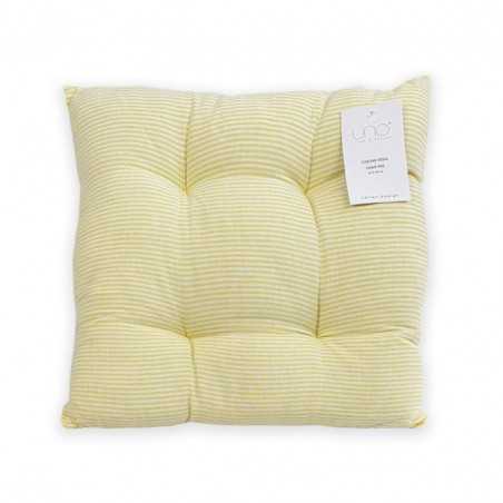 Cuscino per Sedia 40x40 Uno Purafibra colore Giallo