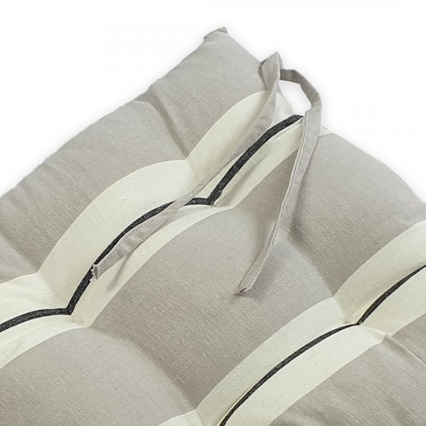 Cuscino per Sedia 40x40 Uno Purafibra colore Grigio