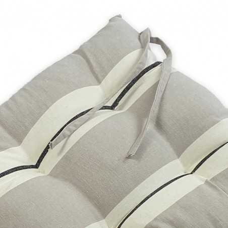 Cuscino per Sedia 40x40 Uno Purafibra colore Grigio