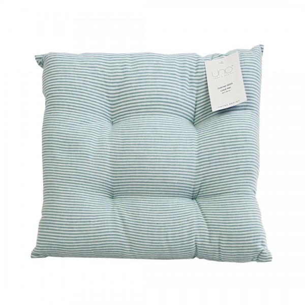 Cuscino per Sedia 40x40 Uno Purafibra colore Azzurro
