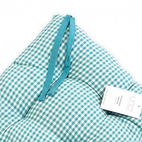 Cuscino per Sedia 40x40 Uno Purafibra colore Azzurro