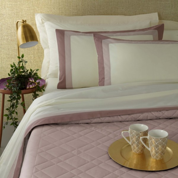 Camilla Ever double bed sheet set in Malva color