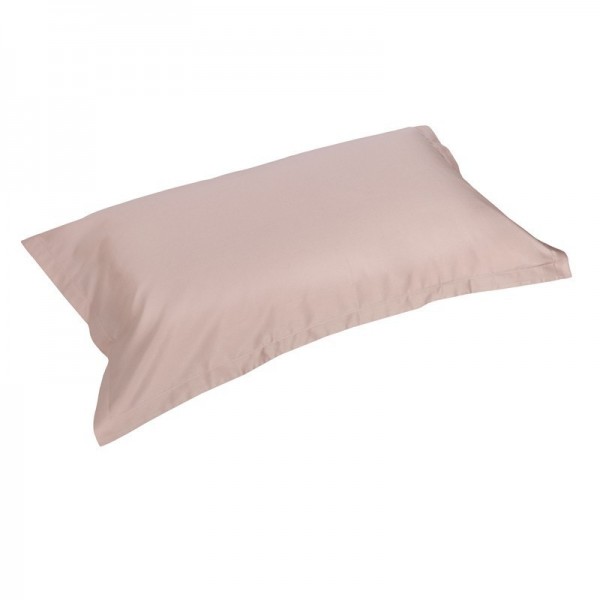 Pair of Pillowcases Fazzini Trecento Pink Powder color