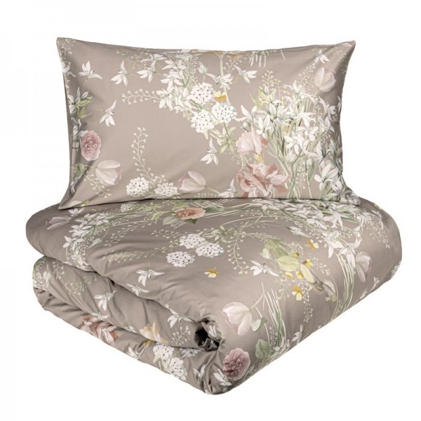 Duvet cover set double bed Fazzini Lilia color Sasso