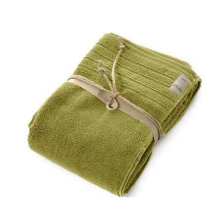 Fazzini Kuschelbadetuch 100X150 avocadofarben