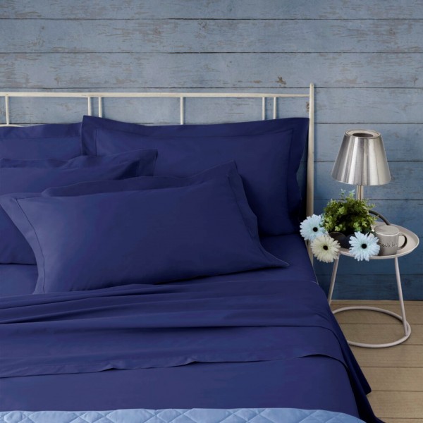 Pair of pillowcases 52x80 Camillatex NK COLOR color Bluprint