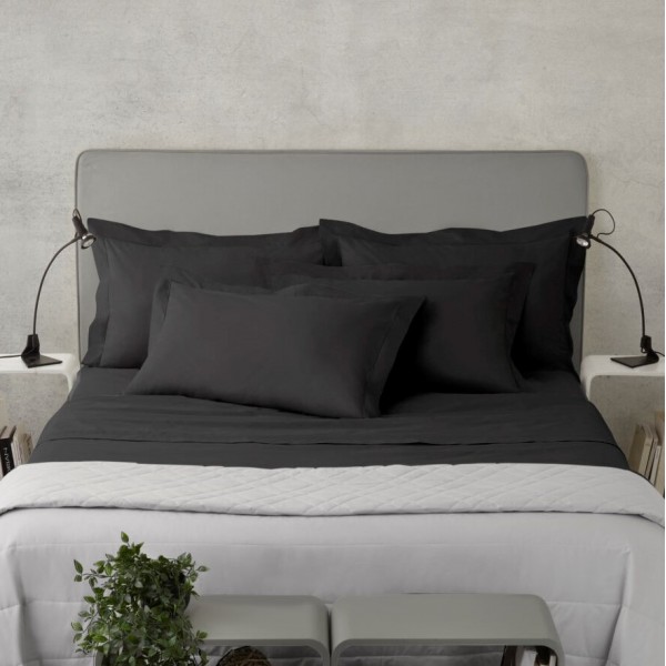 Pair of pillowcases 52x80 Camillatex NK COLOR color Black