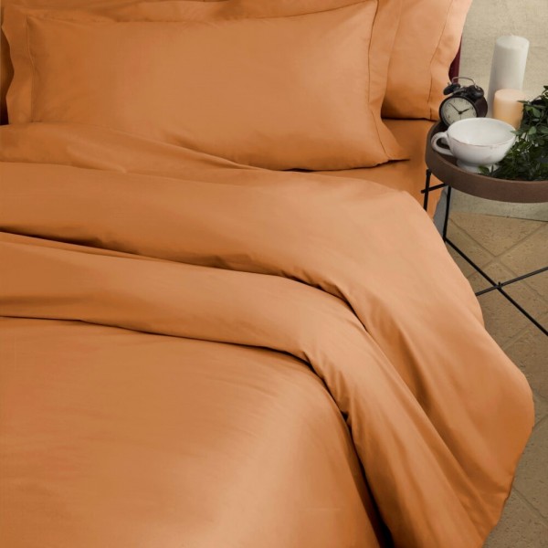 Duvet cover double Camillatex NK COLOR color apricot