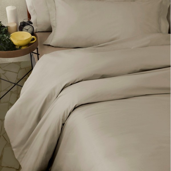 Sacco copripiumino matrimoniale Camillatex NK COLOR colore sabbia