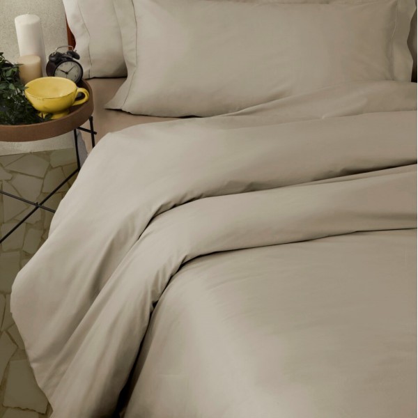 Duvet cover double Camillatex NK COLOR color sand