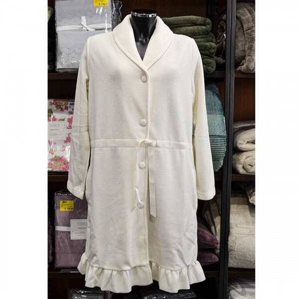 Dressing gown for women Maryplaid Size XL - color Milk...