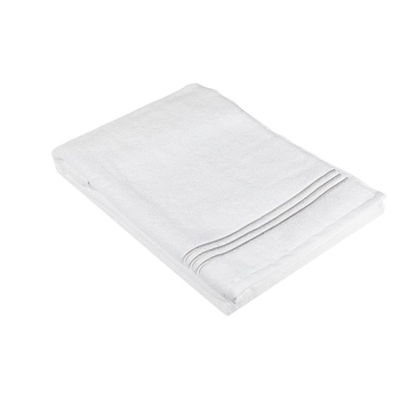 Bath towel Fazzini Isola 100X150 color White + Nougat