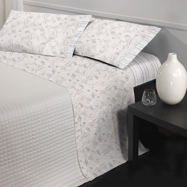 Komplette Bettwäsche Einzelbett Cavalieri Giusy Design 7180 Farbe 40